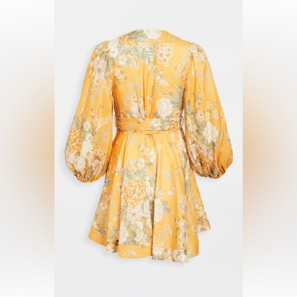 Zimmerman Amelie Wrap Dress Short size 1 - Picture 2 of 7